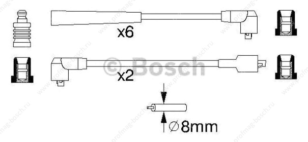 0 986 356 858-к-Кт Проводов! Ford Sierra/Granada/Taunus 2.0-2.8i 75-88 Bosch арт. 0986356858 0 986 356 858-к-Кт Проводов! Ford Sierra/Granada/Taunus 2.0-2.8i 75-88 Bosch арт. 0986356858