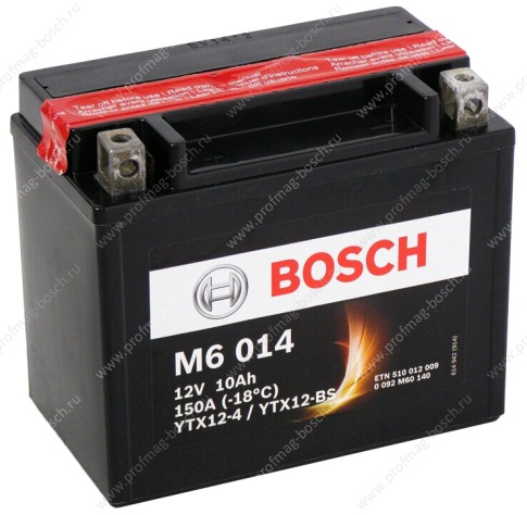 Автомобильный аккумулятор Bosch M6 014 AGM (0 092 M60 140) Автомобильный аккумулятор Bosch M6 014 AGM (0 092 M60 140)