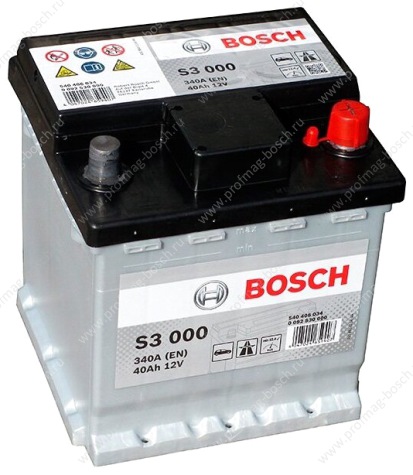 Автомобильный аккумулятор Bosch S3 000 (0 092 S30 000) Автомобильный аккумулятор Bosch S3 000 (0 092 S30 000)