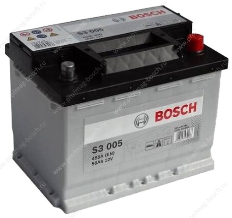Автомобильный аккумулятор Bosch S3 005 (0 092 S30 050) Автомобильный аккумулятор Bosch S3 005 (0 092 S30 050)