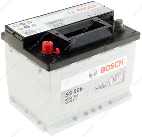 Автомобильный аккумулятор Bosch S3 006 (0 092 S30 060) Автомобильный аккумулятор Bosch S3 006 (0 092 S30 060)