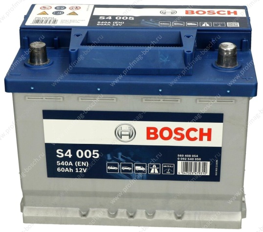 Автомобильный аккумулятор Bosch S4 005 (0 092 S40 050) Автомобильный аккумулятор Bosch S4 005 (0 092 S40 050)
