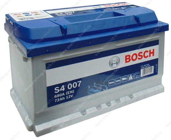 Автомобильный аккумулятор Bosch S4 007 (0 092 S40 070) Автомобильный аккумулятор Bosch S4 007 (0 092 S40 070)