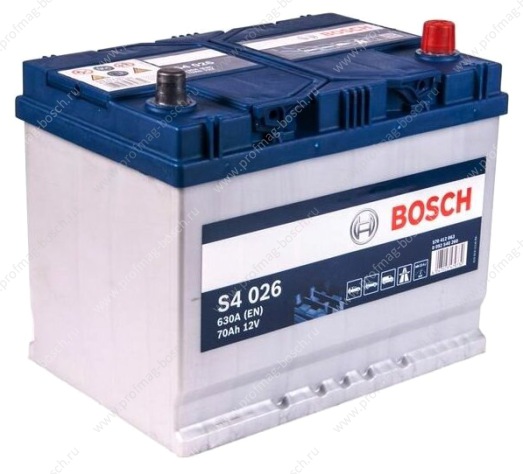 Автомобильный аккумулятор Bosch S4 026 (0 092 S40 260) Автомобильный аккумулятор Bosch S4 026 (0 092 S40 260)