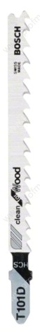 Полотно для лобзика HCS по дереву T101D (100 мм; 4-5.2 мм; 25 шт) Bosch 2608633577 Полотно для лобзика HCS по дереву T101D (100 мм; 4-5.2 мм; 25 шт) Bosch 2608633577