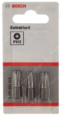 Бита Bosch (2607001515) PH3 25 мм (3 шт