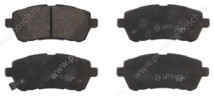 Bosch 0 986 494 321 (0252428316W / 04465B1120 / 04465B119) колодки дисковые передние\ daihatsu materia 1.3 / 1.5 05>
