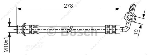 Bosch 1987476113 Тормозной шланг