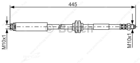 Bosch 1987476180 Шланг тормозной