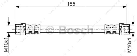 Bosch 1987476458 тормозной шланг