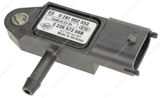 Датчик давления наддува Bosch 0281002593