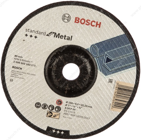 Диск отрезной Bosch Standard for Metal 2608603183