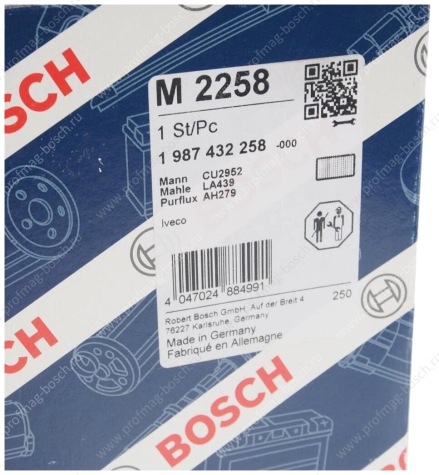 Фильтр Bosch 1987432258