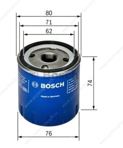Фильтр масляный Bosch 0451103139