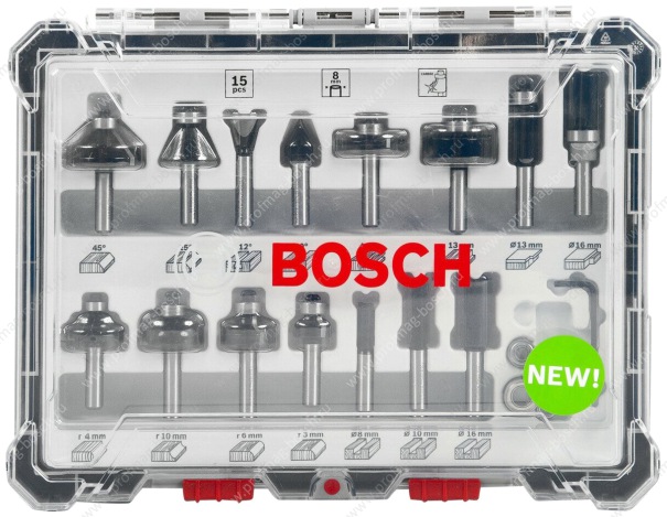 Набор фрез Bosch 2607017472
