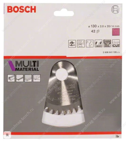 Пильный диск Bosch Multi Material 2608641195