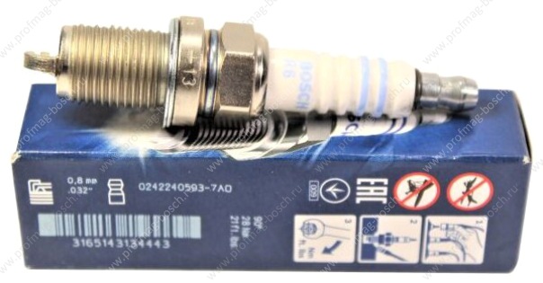 Свеча зажигания Bosch FR6DC+