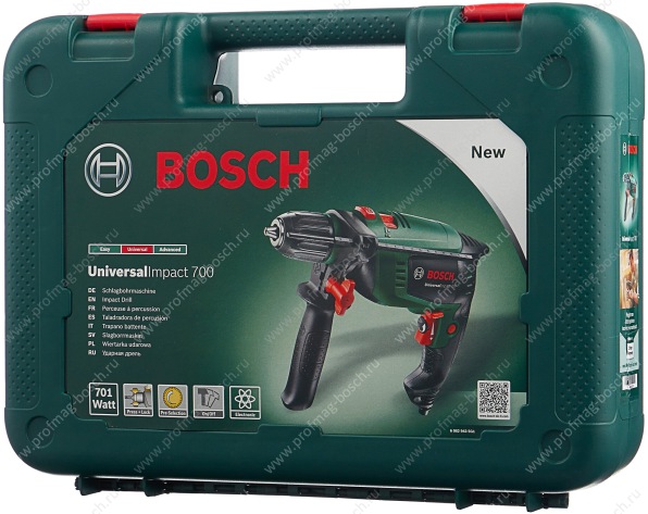 Ударная дрель Bosch UniversalImpact 700 Case